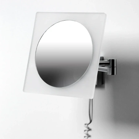 Зеркало WasserKraft K-1008 с LED-подсветкой, 3-х кратным увеличением