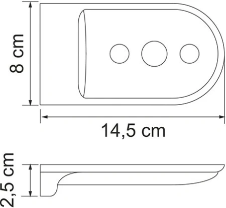 Мыльница WasserKraft Kammel K-8369WHITE