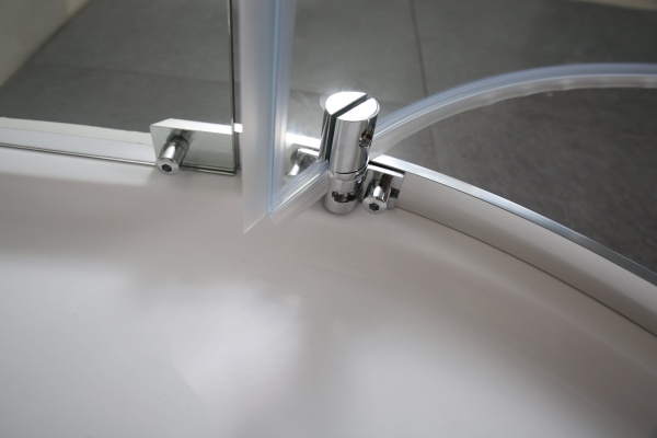 Душ.ограждение GR-7090 Classic 90*90*190 полукруг, дверь распашная 1 место