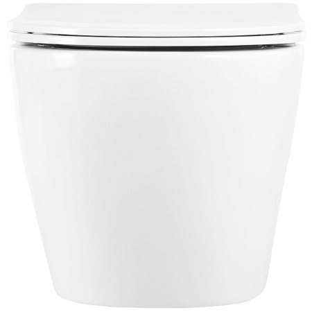 Комплект унитаза с инсталляцией BelBagno Uno BB3105CHR/SC/BB002-80/BB005-PR-CHROME с сиденьем Микролифт и клавишей смыва Хром глянцевый