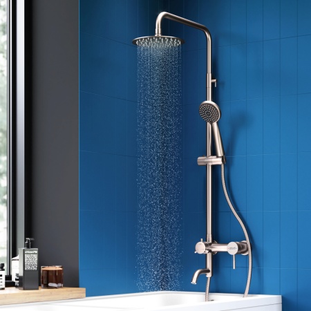 D0703000SS Logic new душевая система со смесителем из нержавеющей стали