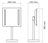 Зеркало WasserKraft K-1007 с LED-подсветкой, 3-х кратным увеличением