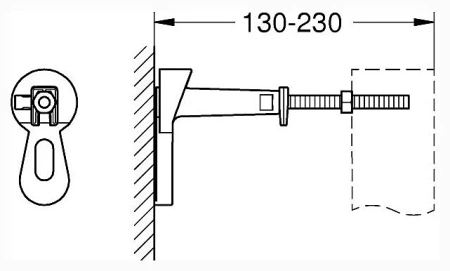 Комплект крепления для инсталляций Grohe Rapid SL 3855800M