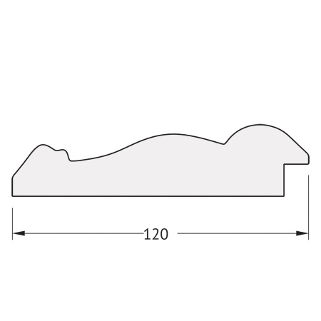 Зеркало настенное Polygon EVOFORM в багетной раме состаренное дерево с орнаментом, 82х102 см, BY 7272