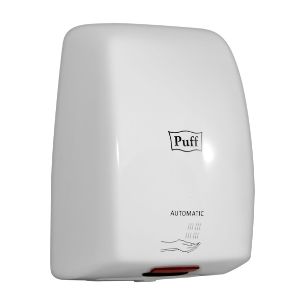 Электросушитель для рук "Puff-8815", белый, 1 кВт