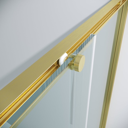 Душ.ограждение 300.K33.01.1280.32.00 Galaxy (120*80*195) золото сатин, стекло прозрачное, 2 места