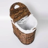 Плетеная корзина для белья с крышкой WasserKraft Dill WB-611-L
