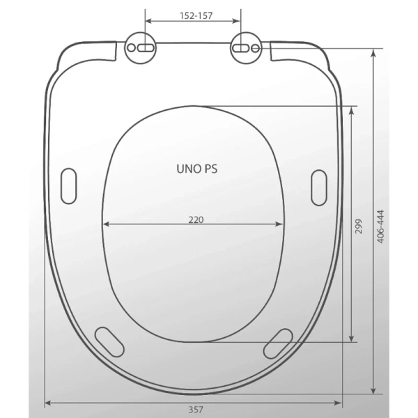 Сиденье для унитаза с микролифтом Berges Uno PS 020105