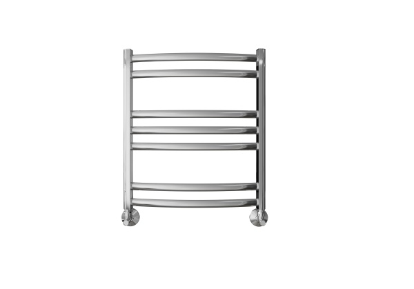 Полотенцесушитель водяной Aquatek (Акватек) Лугано П7 500х600 мм, подключение нижнее/диагональное, сверхпрочная пищевая нержавеющая сталь AISI 304L, гарантия 10 лет