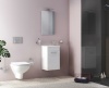 Комплект мебели для ванной Vitra Mia 40 R 75022 подвесной Белый глянцевый