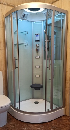 Душевая кабина Frank F606 с баней 100х100 см