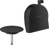 Излив на ванну Hansgrohe Exafill S с набором для слива и перелива (внешняя часть) матовый черный (58117670)