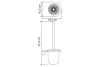 Ершик WasserKraft Kammel K-8327WHITE