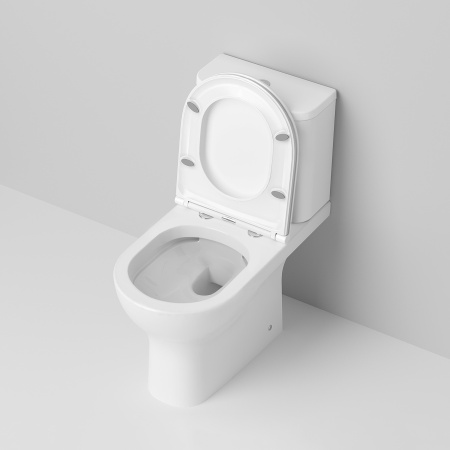 Унитаз Abner 107K19001RS (670*360*780) напольный БЕЗОБОДКОВЫЙ, с тонкой крышкой, 3 места