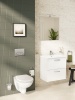 Комплект мебели для ванной Vitra Mia 60 75021 подвесной Белый глянцевый