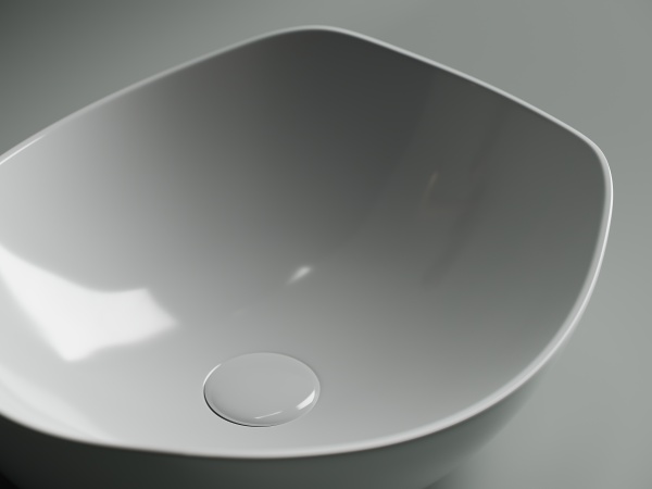 CN5017 Умывальник чаша накладная овальная Element 420*385*145мм