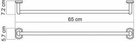 Полотенцедержатель WasserKraft Oder K-3030