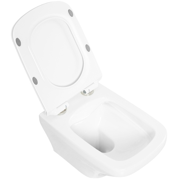 Унитаз BelBagno Sela BB3201CHR/BB3201SC подвесной Белый с сиденьем Микролифт