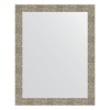 Зеркало настенное EVOFORM в багетной раме соты титан, 76х96 см, BY 3276