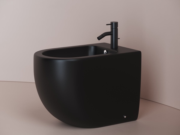 CN4005MB Напольное биде Metropol, 1 отверстие под смеситель, в комплекте крепеж для монтажа (цвет чё