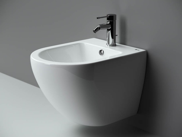 CN4003 Подвесное биде METROPOL Rimless, 1 отверстие под смеситель, с крепежом