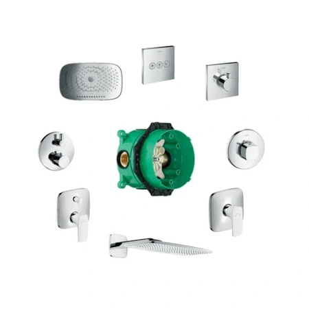 Скрытая часть смесителя Hansgrohe iBox Universal 01800180