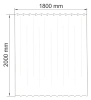 Штора для ванной WasserKraft Lopau SC-60101