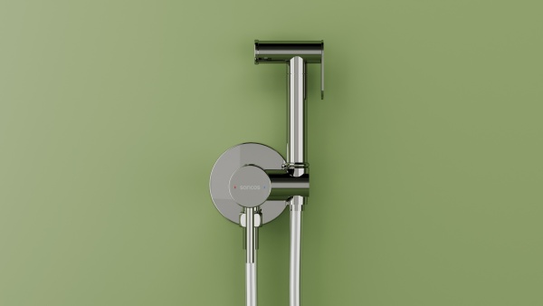 SC1001CH Гигиенический душ SANCOS Start со смесителем, цвет хром глянцевый