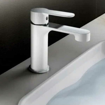 Смеситель для раковины Haiba HB10557-8 Белый Хром