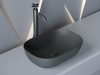 CN6009MDH Умывальник чаша накладная прямоугольная Темный Антрацит Матовый Element 455*325*135 мм