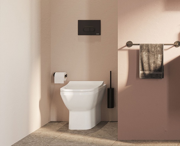 Клавиша смыва Vitra Loop O 740-0511 Черная матовая