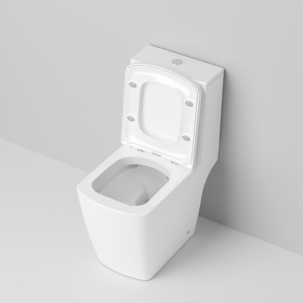 Унитаз Kingston 147K19002RS (620*360*810) напольный БЕЗОБОДКОВЫЙ, с тонкой крышкой, 3 места