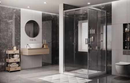 Душ. ограждение Ambassador Kingston 14011103 (1000x1000x2000), 1 место