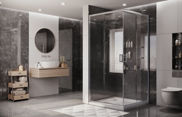 Душ. ограждение Ambassador Kingston 14011103 (1000x1000x2000), 1 место