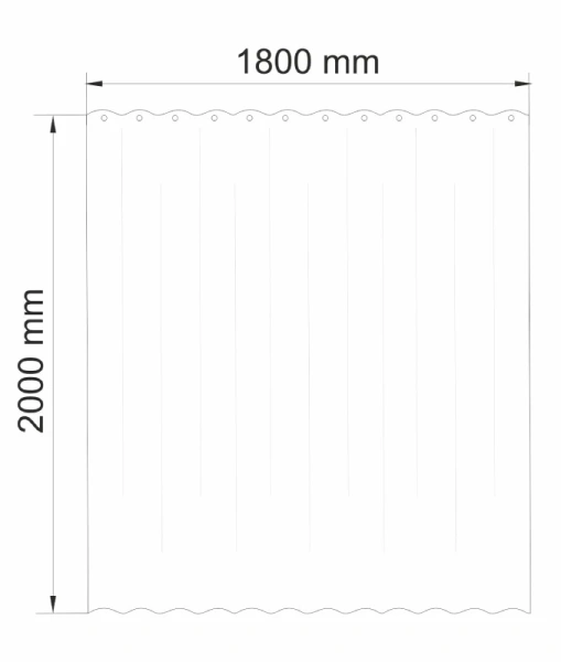 Штора для ванной WasserKraft Ammer SC-70102