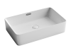 CN5025 Умывальник чаша накладная прямоугольная, слив-перелив Element 600*380*140мм
