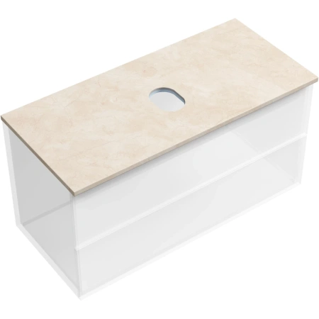 Столешница 100 см кремовый Sancos TT100A2