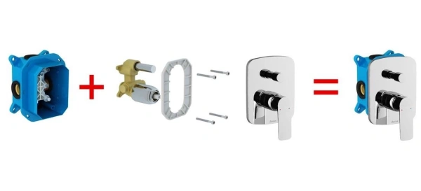 Скрытая часть для смесителя Ravak R-box RB 070.50 X070052