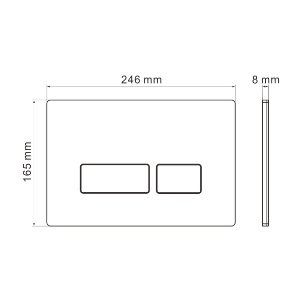 Комплект 2 в 1: инсталляция GROSSMAN 900.K31.01.000+клавиша смыва Pragma 700.K31.03.100.100 хром гля