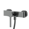 AQM6413GM Asti Смеситель для душа однорычажный, с душевым набором, 3 режима, Серый