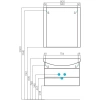 Тумба с раковиной белый 80,5 см Акватон Ария 1A1413K0AA010