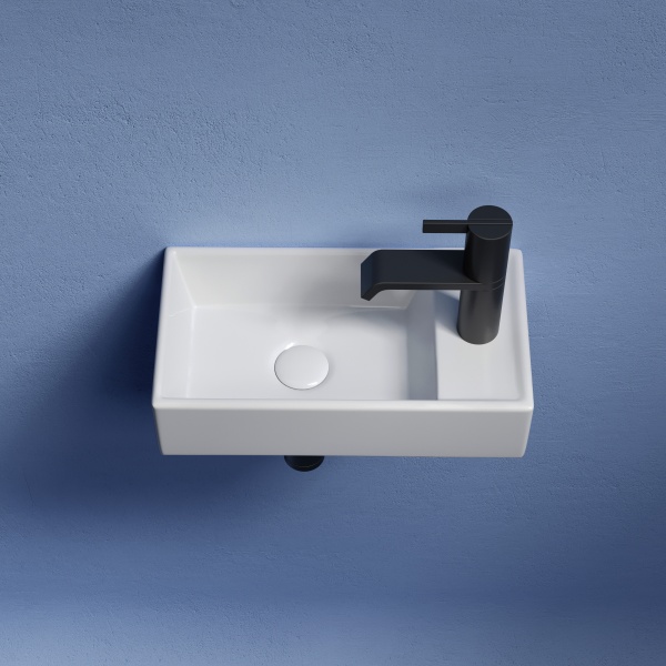 CN6051L Умывальник подвесной прямоугольный (чаша слева, отверстие под смеситель справа) Element 407*