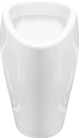 Писсуар "Sanita Long", белый, антигрязевой, скрытый монтаж, санфарфор