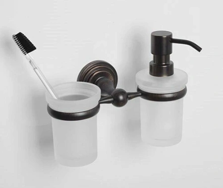 Держатель стакана и дозатора WasserKraft Isar K-7389