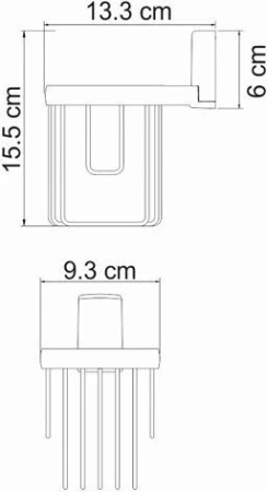Держатель освежителя WasserKraft Exter K-5245