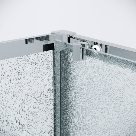 Душ.ограждение 120.K33.02.1090.10.02 Cosmo (100*90*195) хром, стекло шиншилла, 2 места