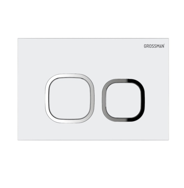 Комплект 2 в 1: инсталляция GROSSMAN 900.K31.01.000+клавиша смыва Cosmo 700.K31.02.000.000 бел гляне