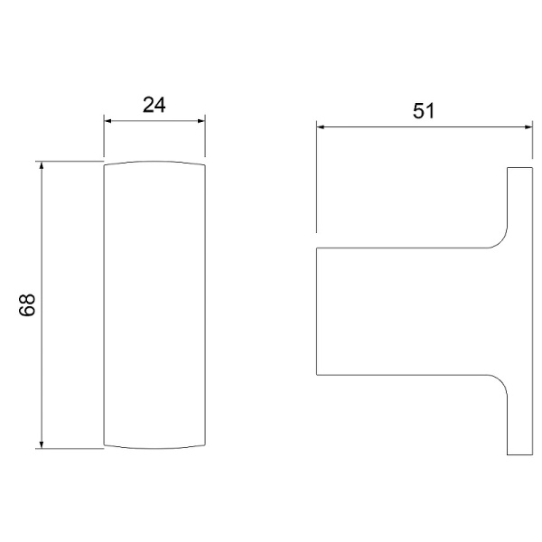 Крючок Timo "Torne" 43011/03, латунь, черный, крепление на шурупах