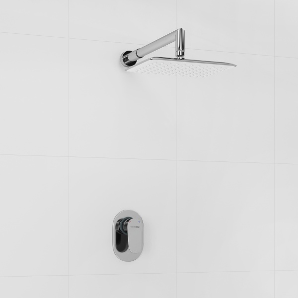 A12031 Встраиваемый комплект для душа с верхней душевой насадкой