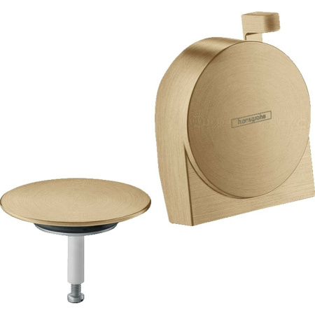 Комплект накладок для слив-перелива Hansgrohe Exafill S 58117140 Шлифованная бронза